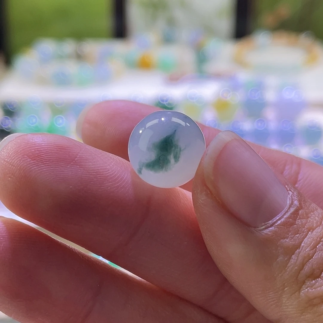 散珠翡翠展示勿拍缅甸翡翠a货卡11+飘花买断价