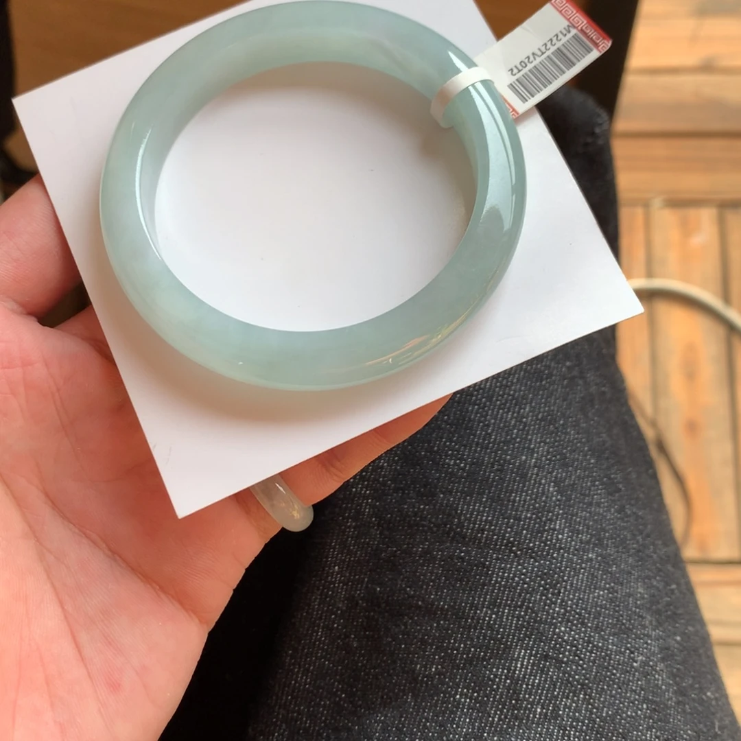 翡翠未镶嵌手镯28号59