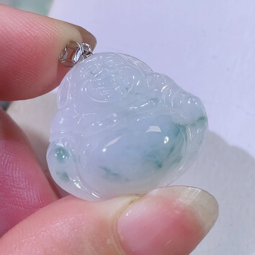 颈饰未镶嵌翡翠佛公