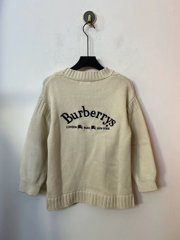 95新 BURBERRY/博柏利 Burberry奶白色毛衣95新
