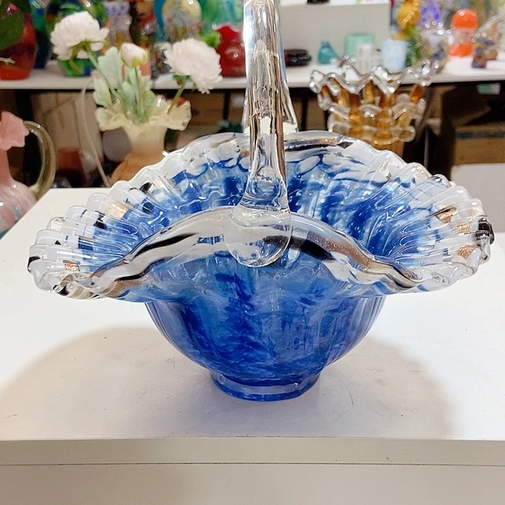 琉璃手工艺品琉璃花瓶高度22厘米22厘米