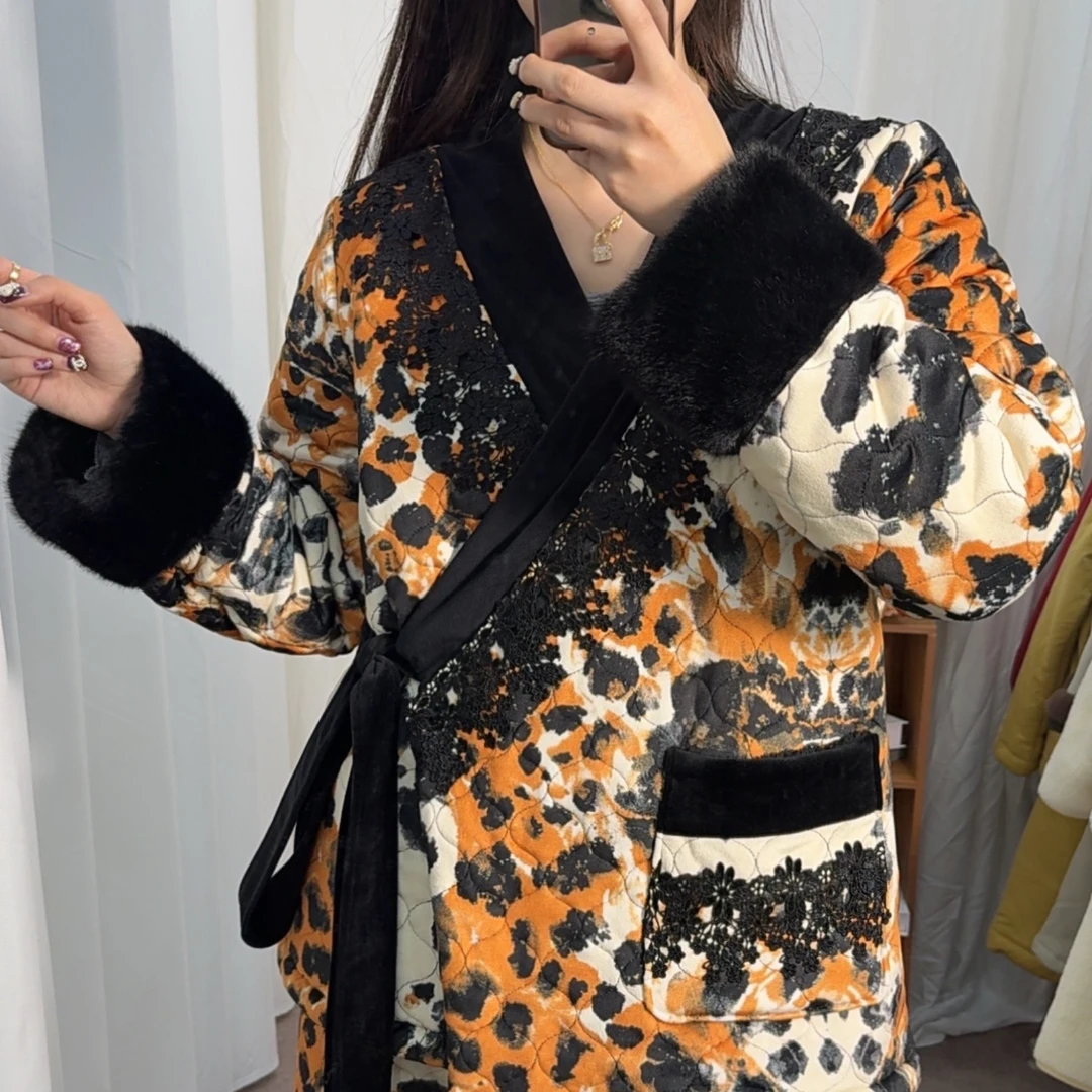 沫雅，野性缪斯，三层加绒加厚，原创可外穿家居服套装