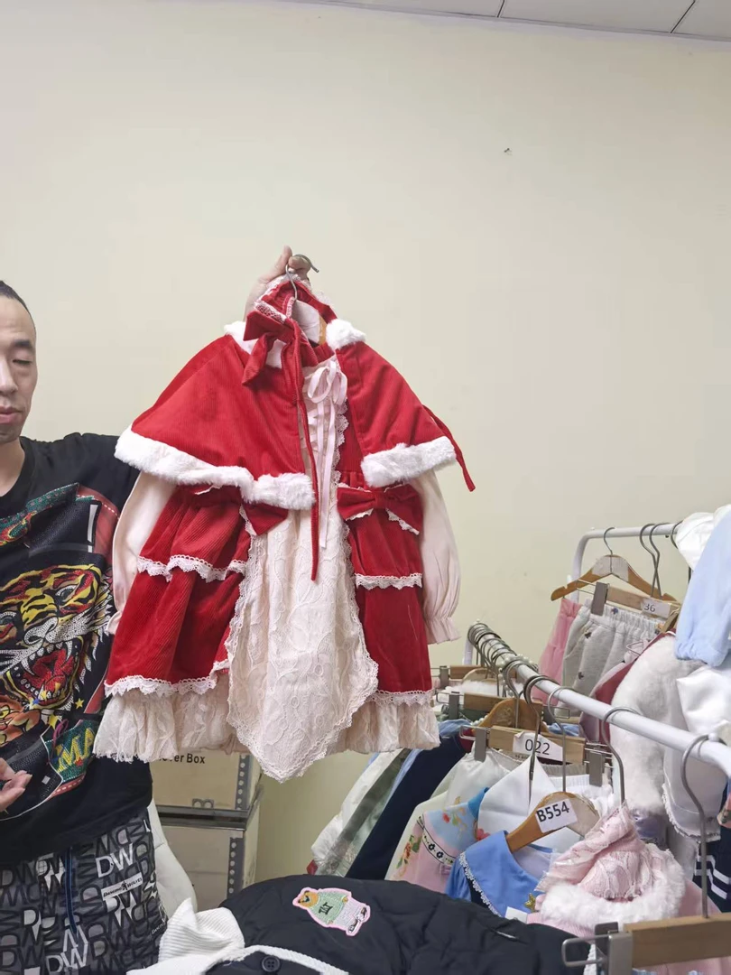 连衣裙加绒有染色秋冬