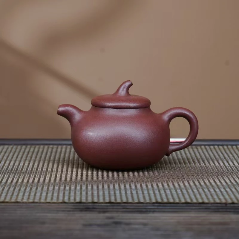 SYZJ底槽青【茄瓜】宜兴黄龙山原矿手工紫砂壶