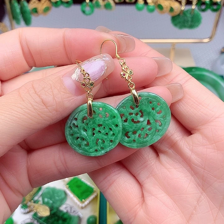 翡翠颈饰银S925镶嵌翡翠