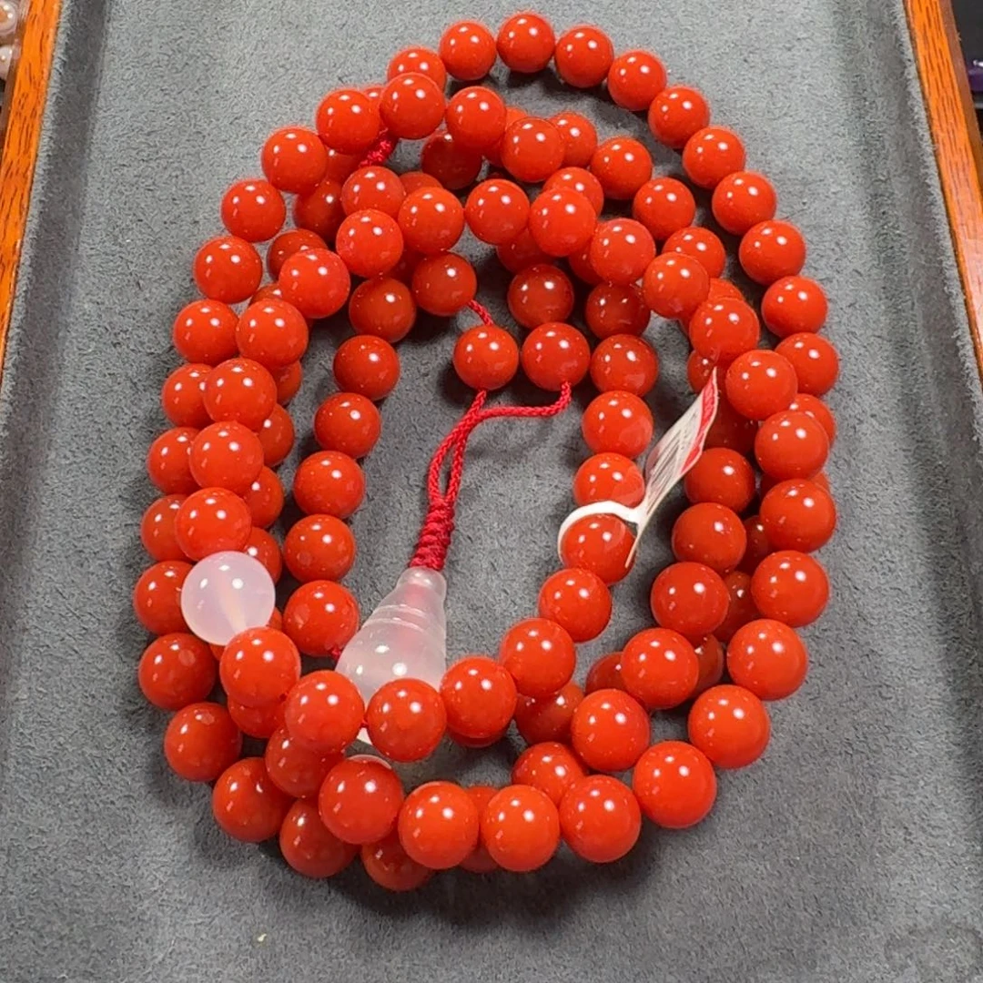 吉***@南红玛瑙未镶嵌108多圈