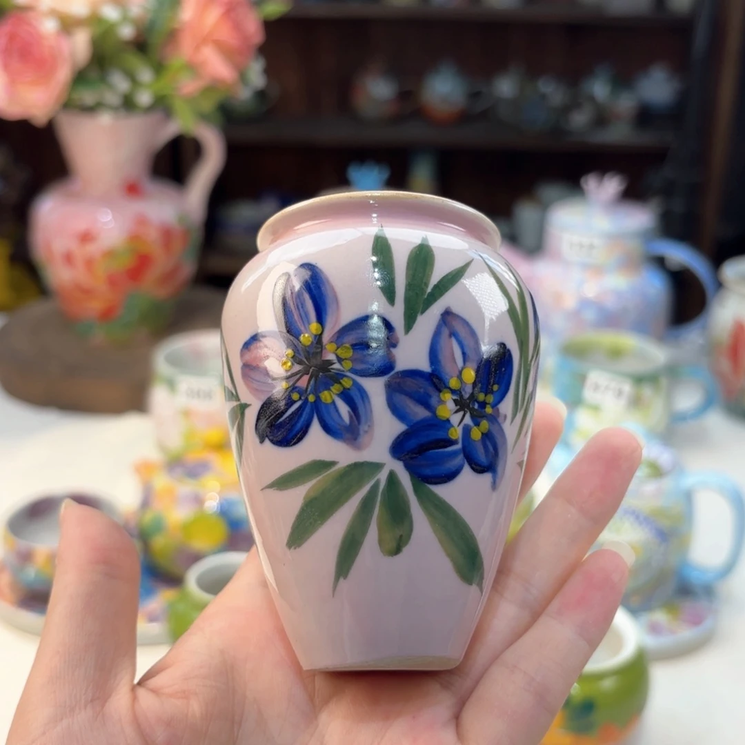 景德镇手绘高温釉下彩陶瓷茶具