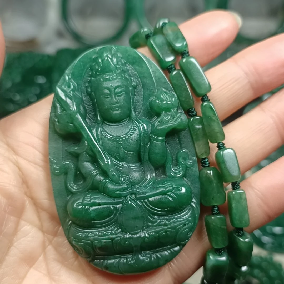 独山玉未镶嵌虚空藏菩萨