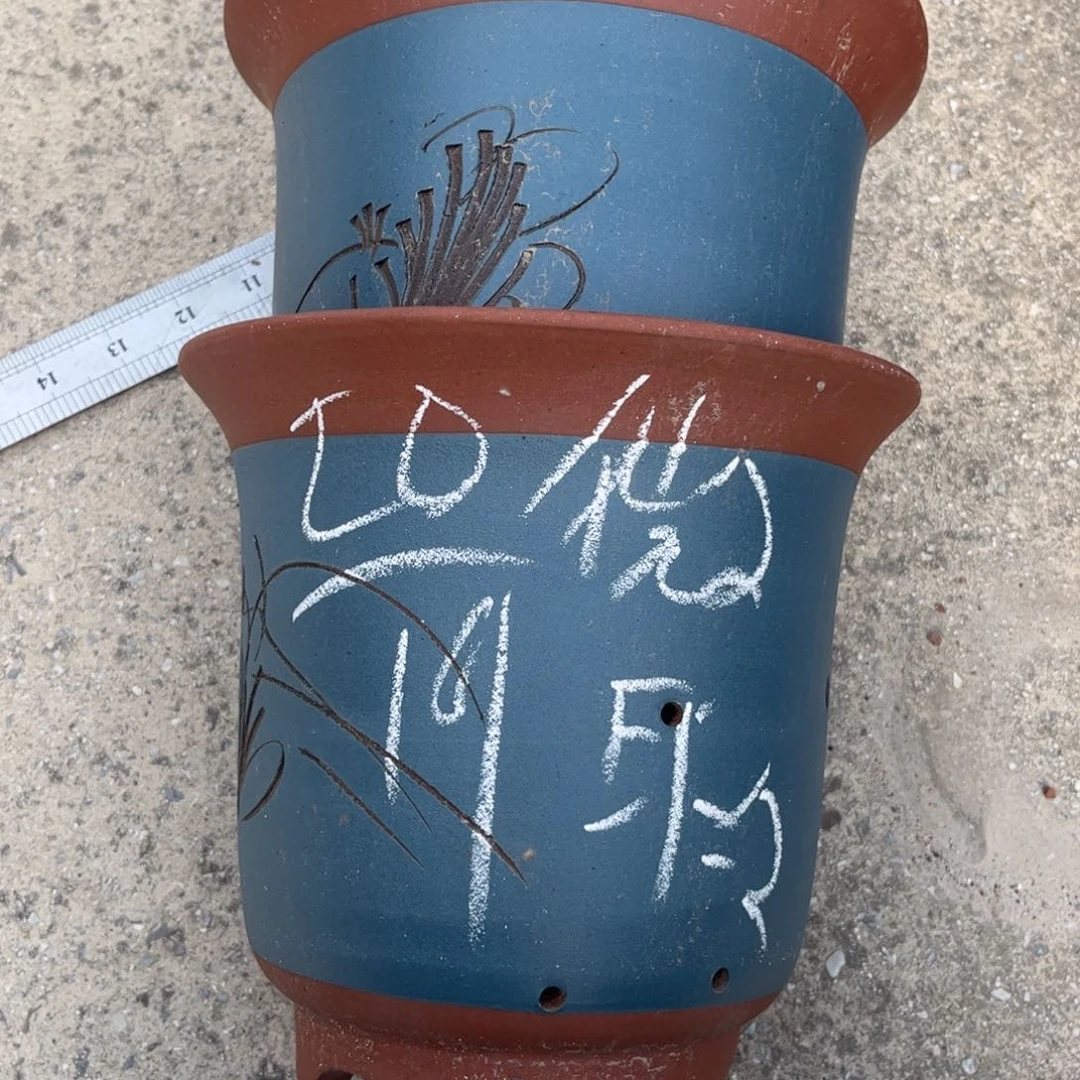 紫砂花瓶紫砂花盆