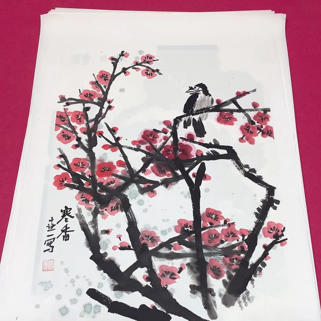 国画张世一老师 1.4平尺国画作品