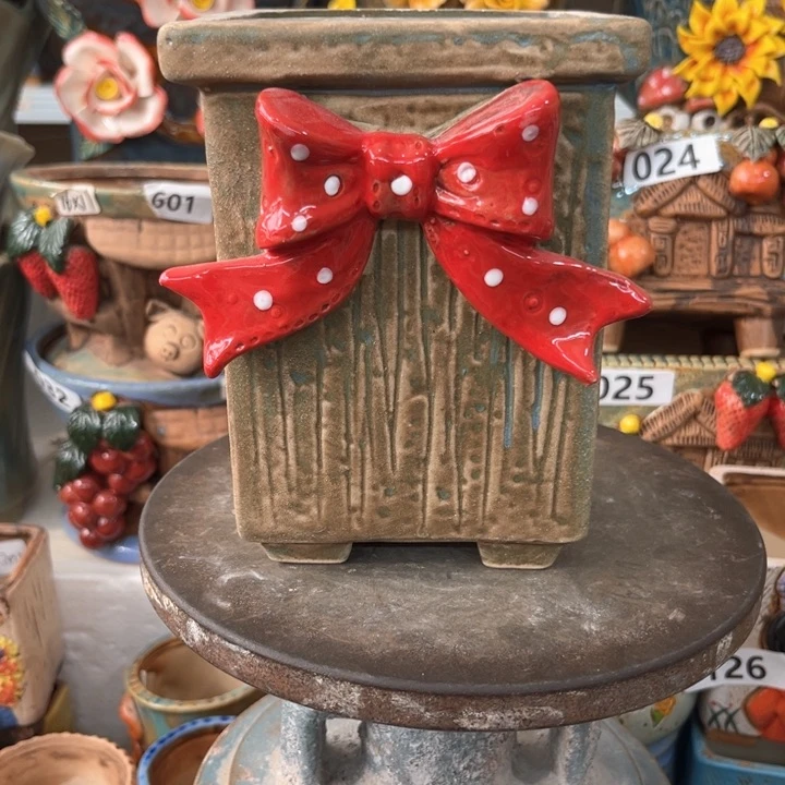 紫砂花盆粗陶材质多肉花盆