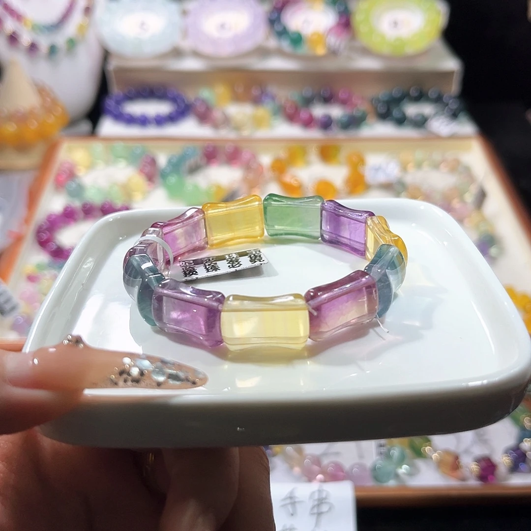 未镶嵌手链萤石手排