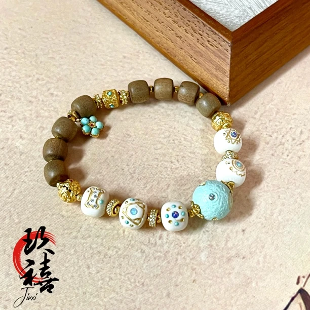 【二妹推荐】猛犸配比单圈手串 0141 B121303 多样性发一