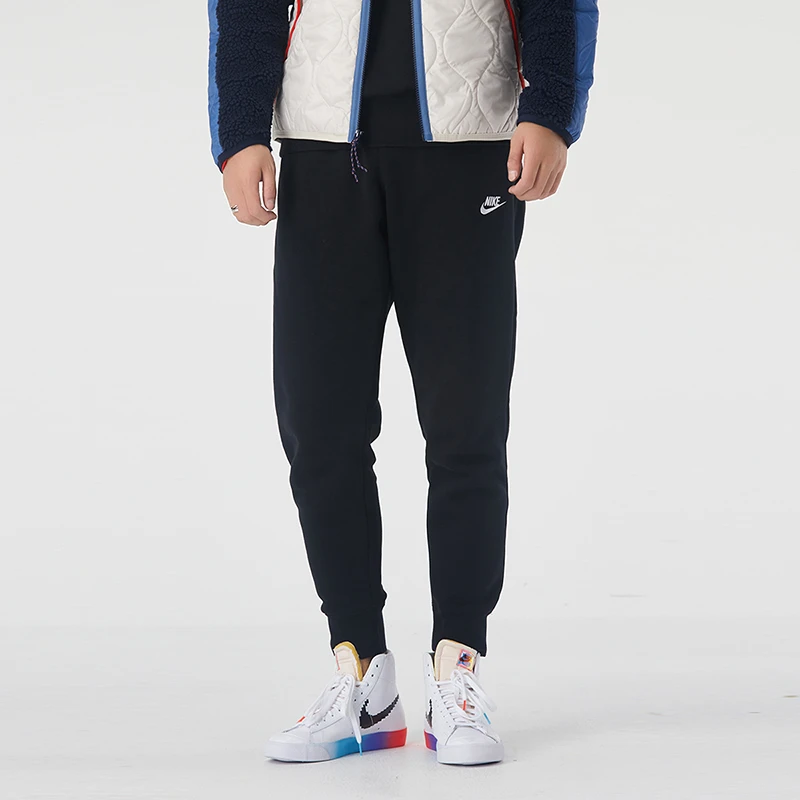 耐克针织长裤男装秋冬加绒束脚运动裤加厚保暖休闲裤子BV2672-010