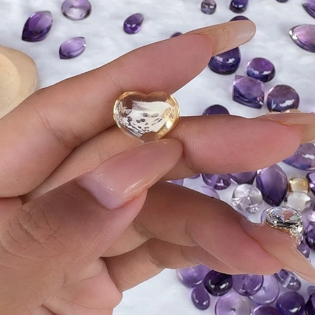 未镶嵌颈饰水晶〇爱心