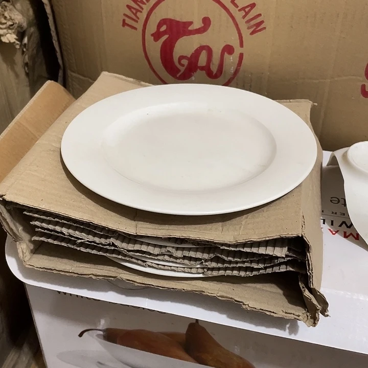 瓷片麦斯威尔平盘6个 19.5厘米