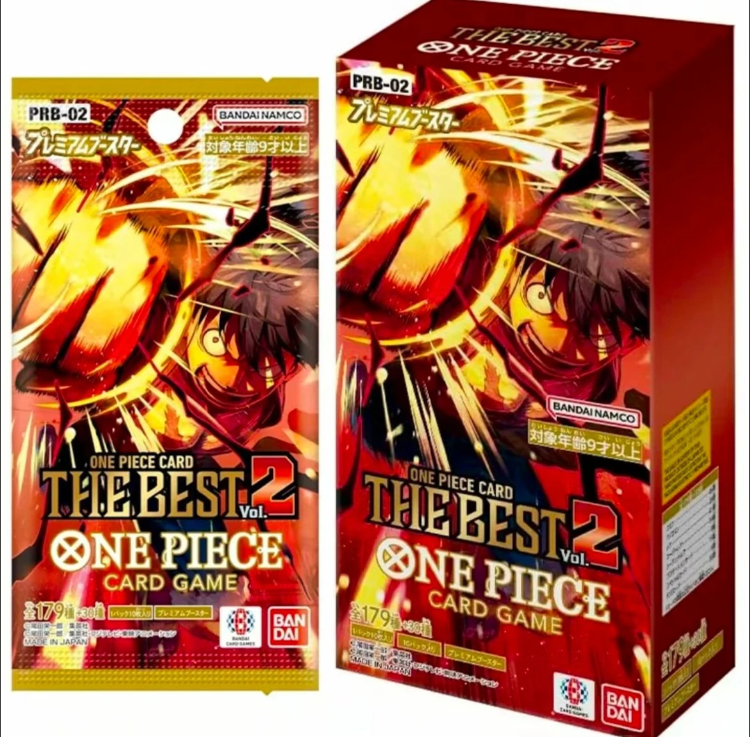 日版代拆盒）OPCG海贼王TCG航海王卡牌THE BEST补充包PRB-02盲盒
