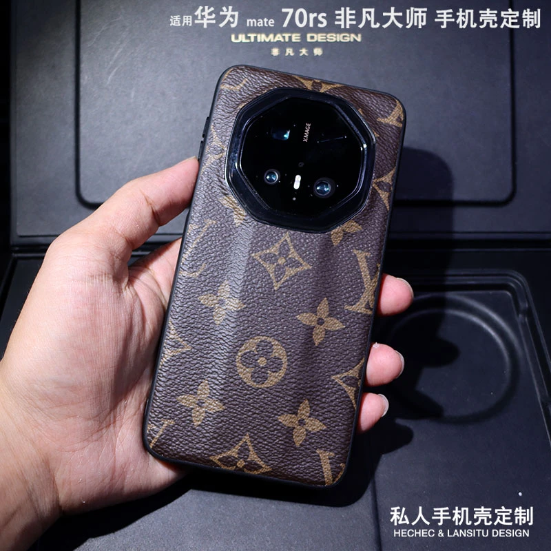 适用华为mate70rs非凡大师手机壳经典花纹男女四边全包保护款60RS