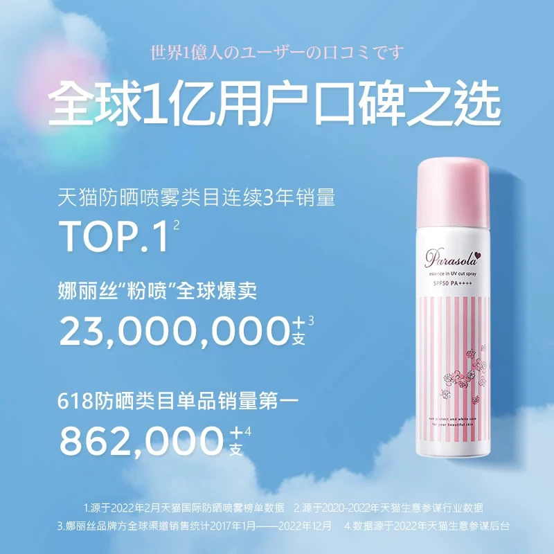 娜丽丝小阳伞防晒喷雾110g