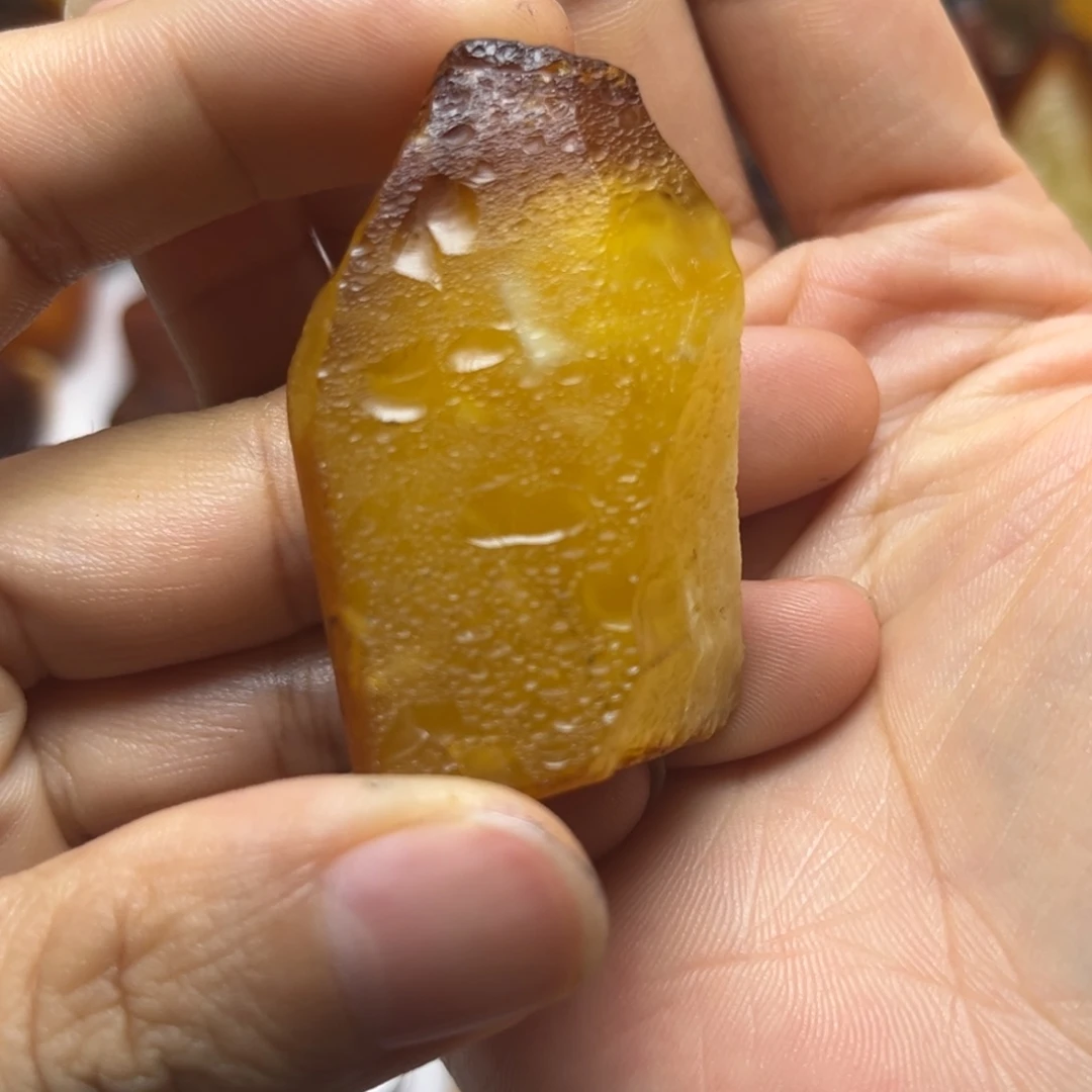 贝***嘟未镶嵌定制琥珀蜜蜡定制葫芦手绳不保克重保大做