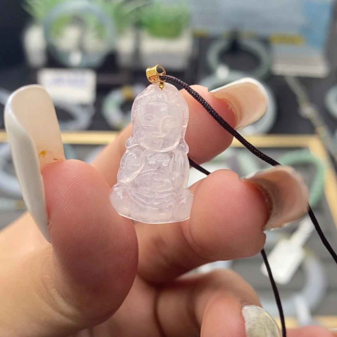 【闪购商品】颈饰18K金镶嵌翡翠