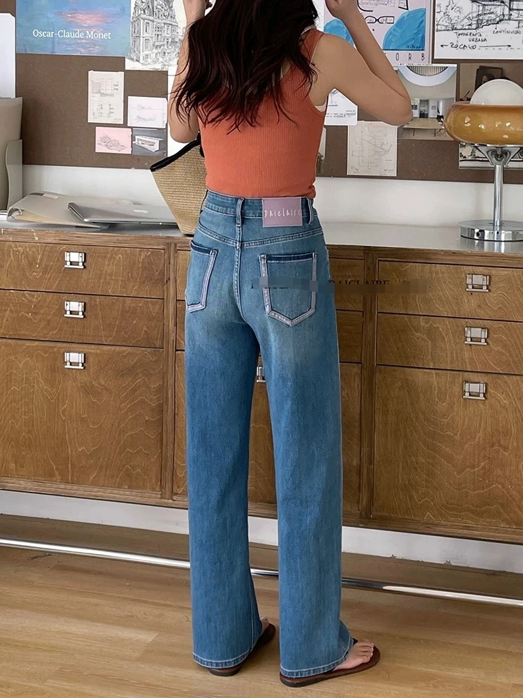 HH 99222 气质+显腿长 夏季薄款 窄版直筒裤~