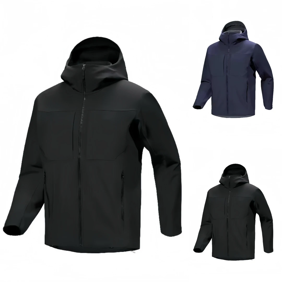 茑gamma MX全压胶三防户外软壳冲锋衣防风防水连帽外套夹克