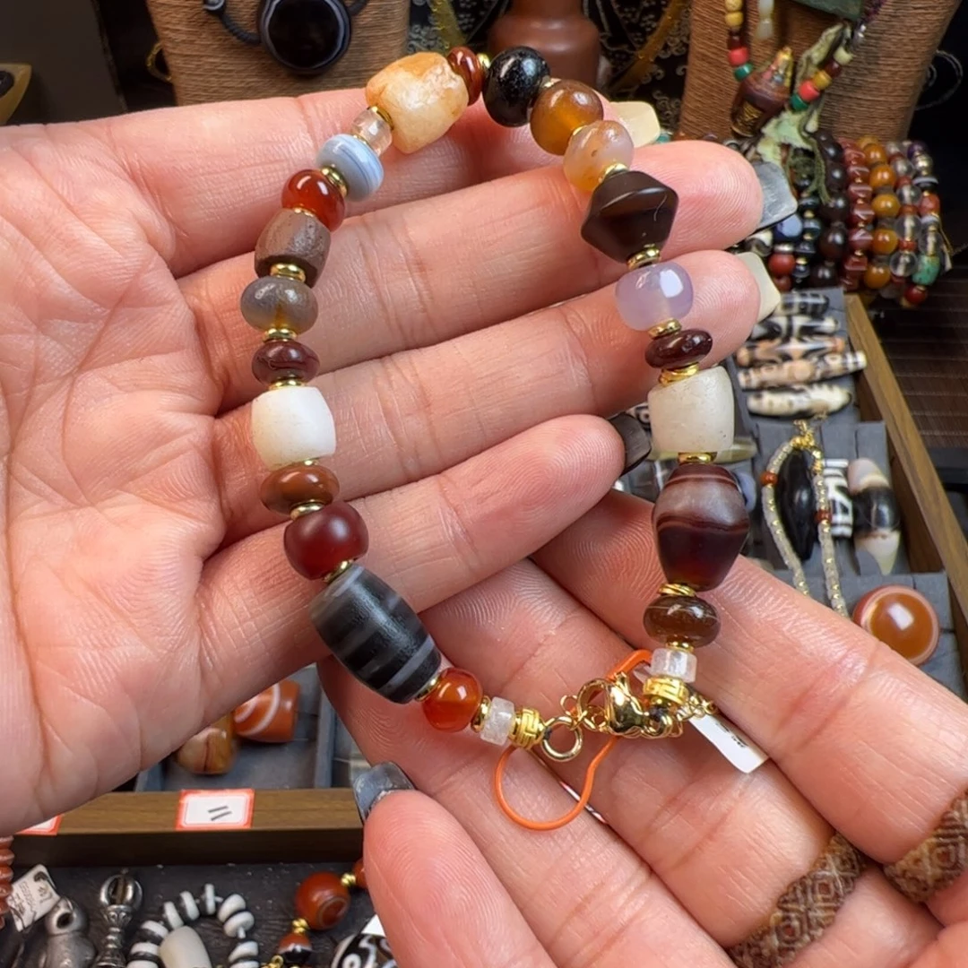 玛瑙/玉髓未镶嵌手链