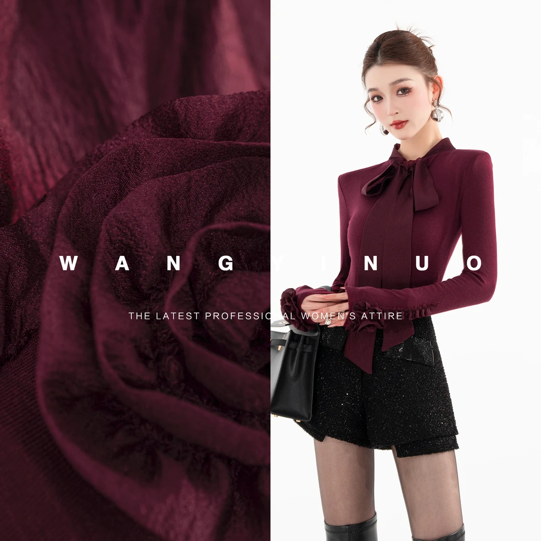 MD现货·依诺【优雅美学】2025春款时尚百搭显瘦设计感轻奢羊毛上衣