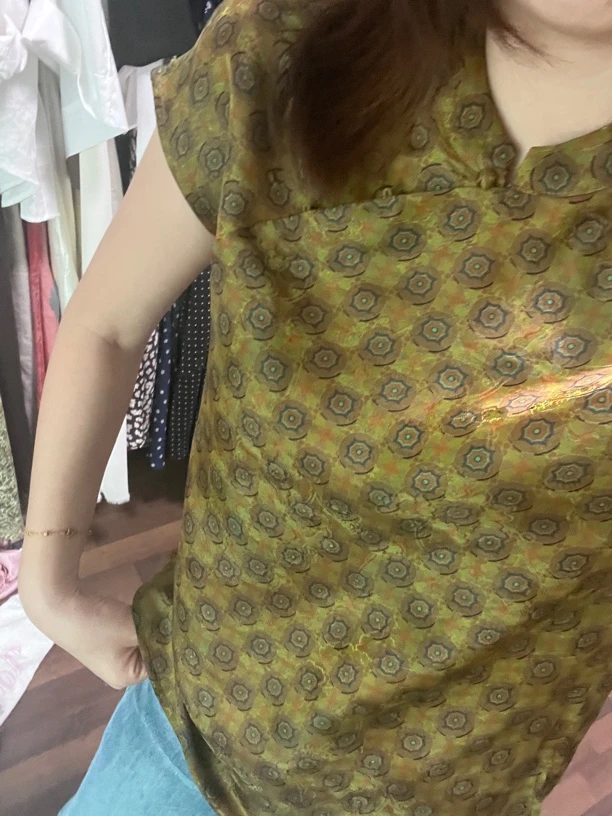 新中式短袖小衫女