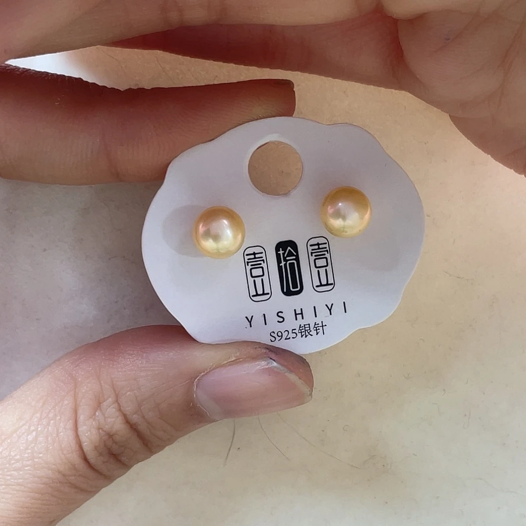 淡水珍珠耳饰未镶嵌