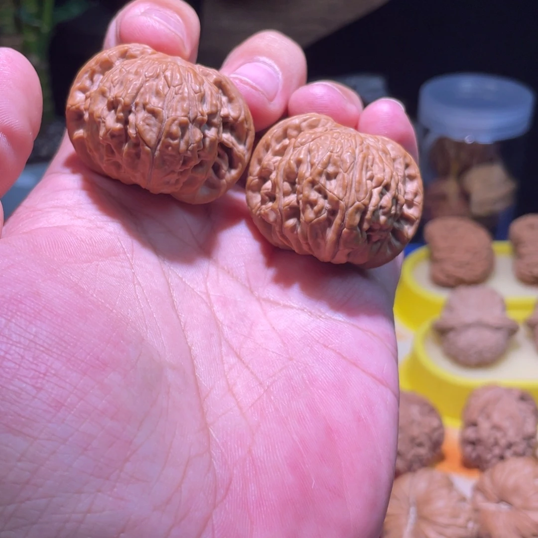 把件文玩核桃39全品山地小正磨