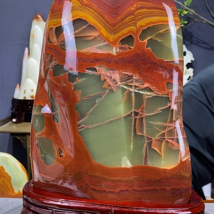 石材精品古青石摆件
