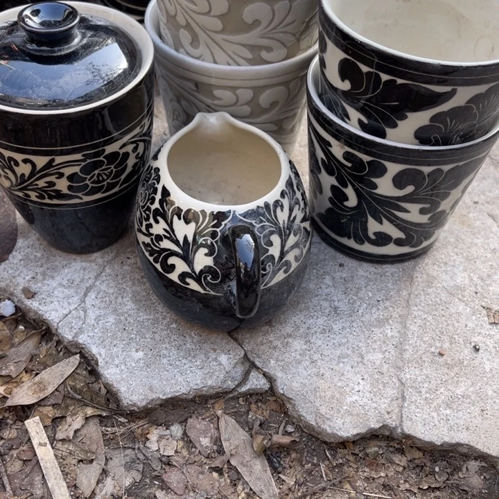 符***号瓷其他剃刻公道杯加4个杯