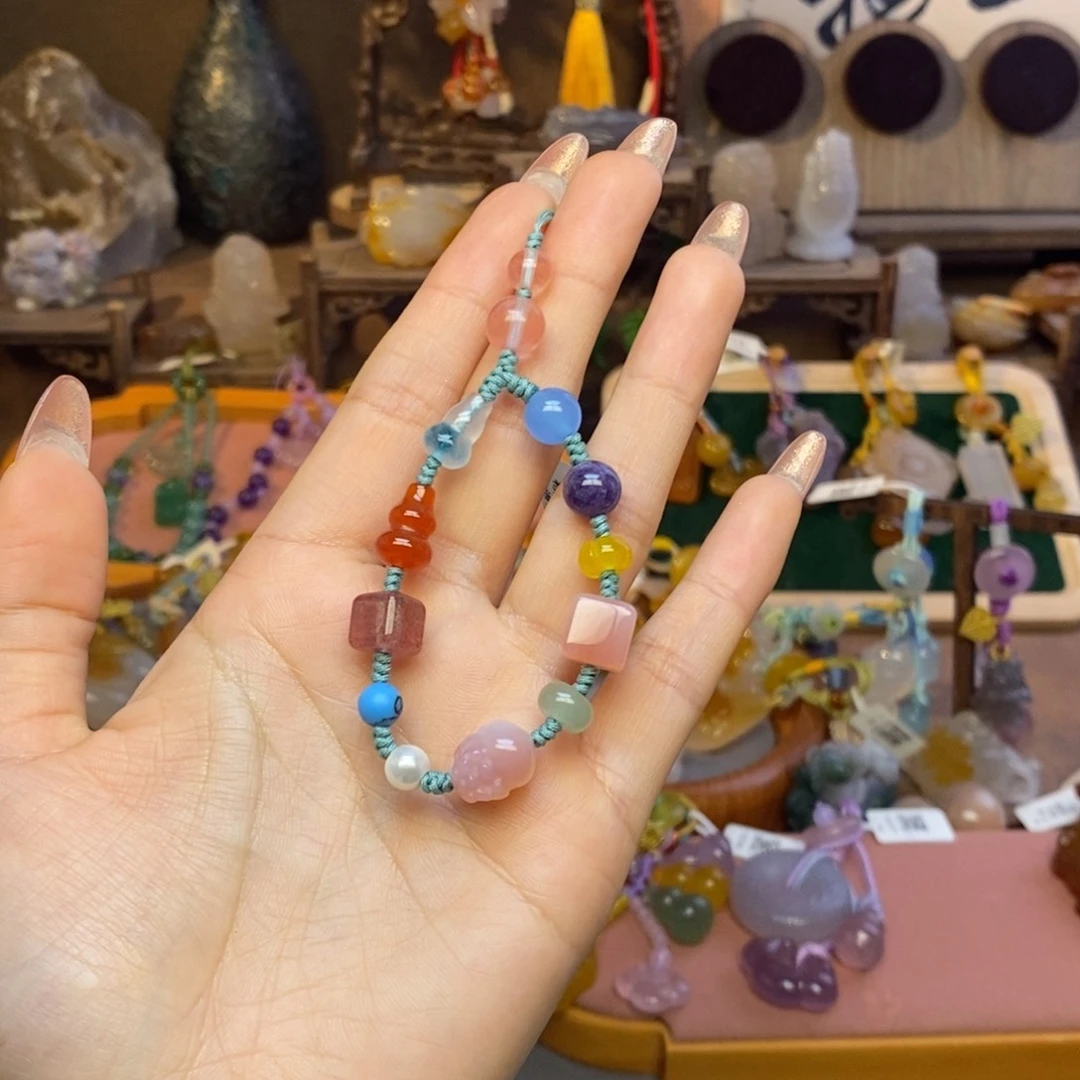 玛瑙/玉髓未镶嵌车挂挂件