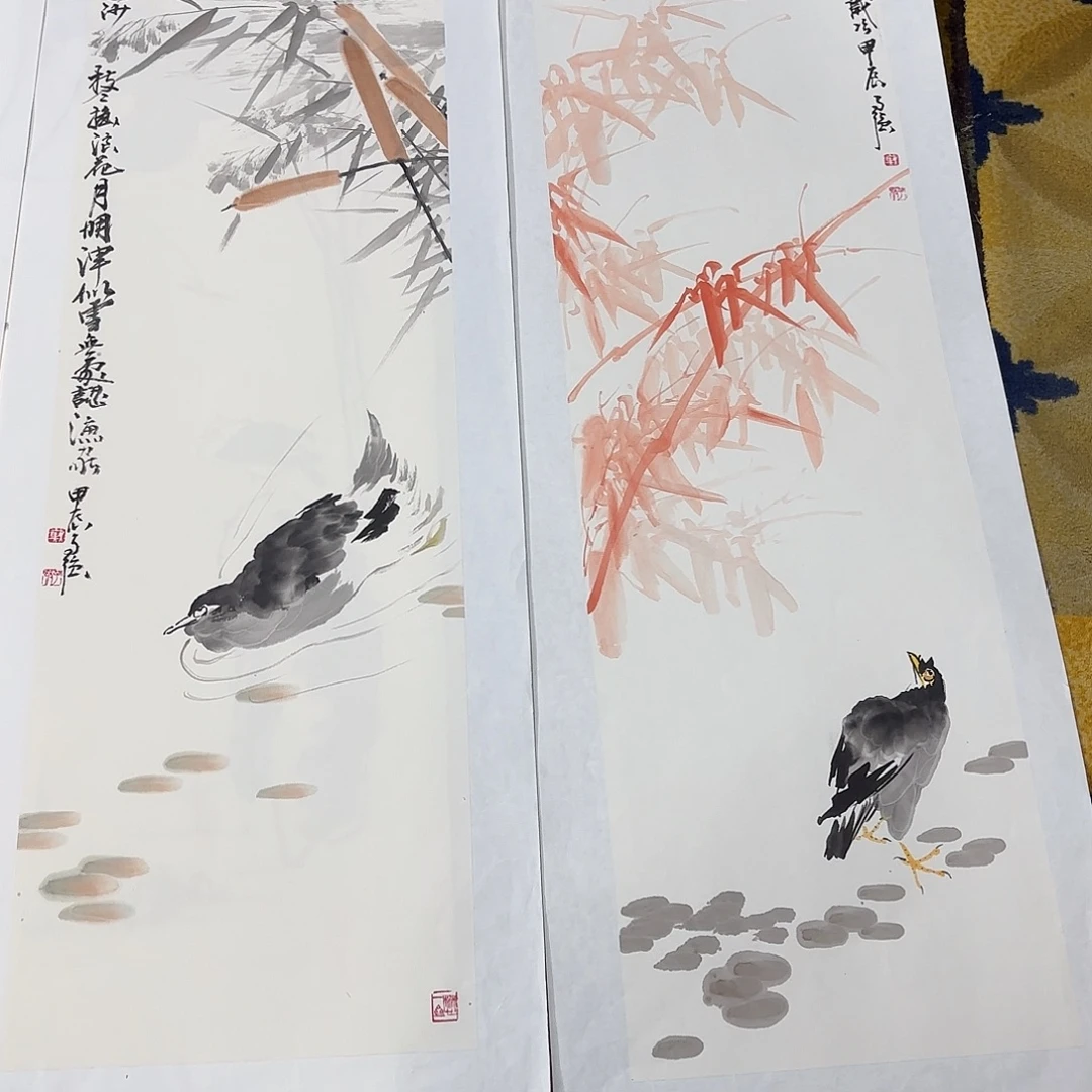 栋***法国画花鸟童童童童