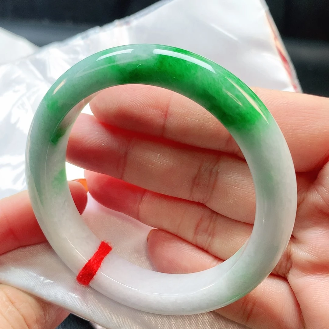 未镶嵌手镯翡翠正圈2601