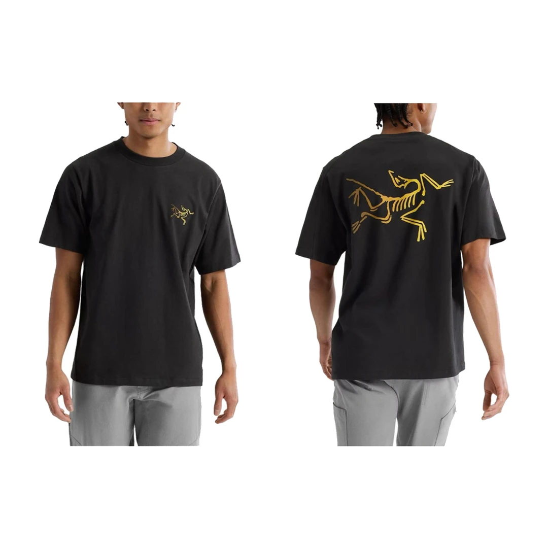 Arcteryx 始祖鸟Kragg cotton 棉质圆领彩金短袖tee 背后logo