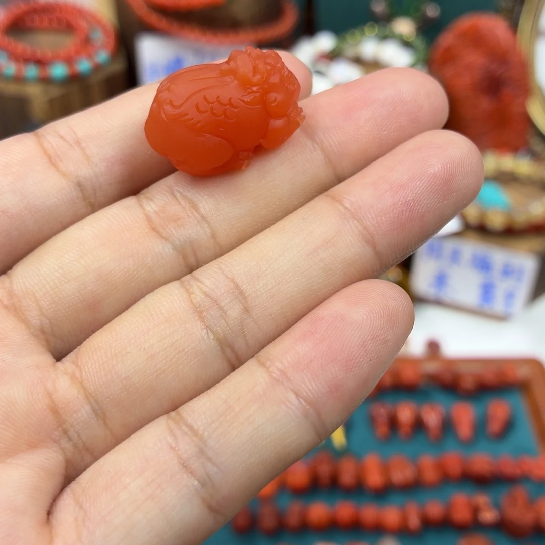 颈饰合金南红玛瑙貔貅