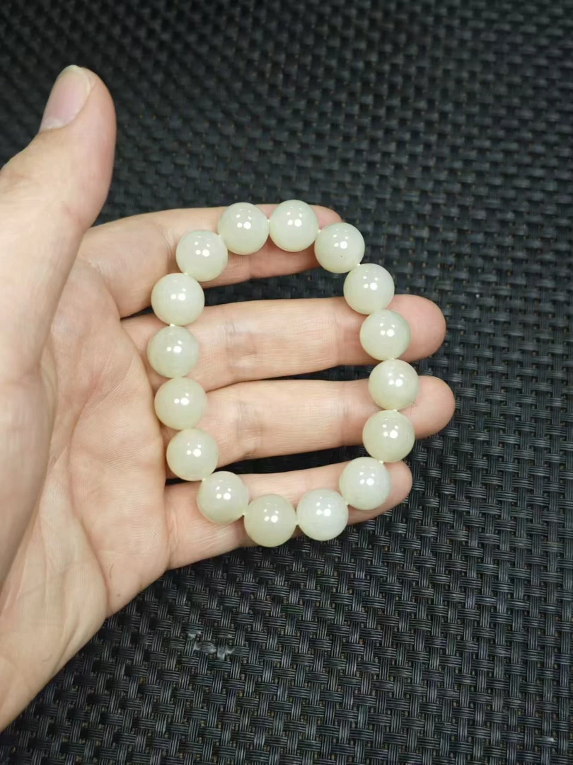 天然和田玉老料手串2.11清货4