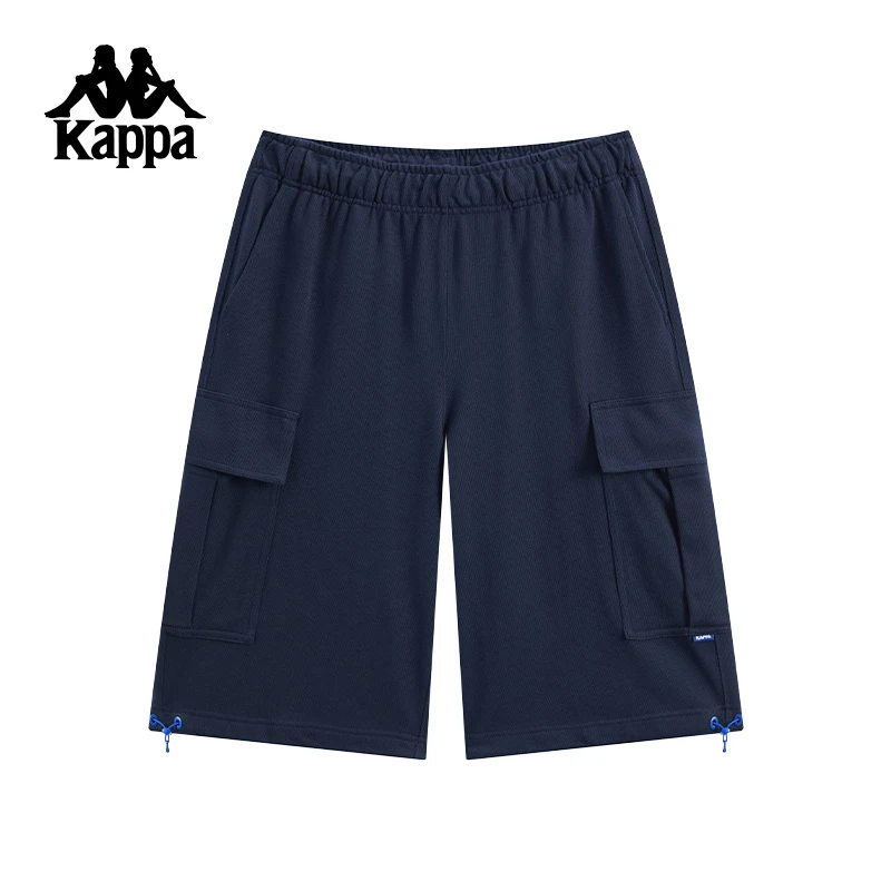 KAPPA/背靠背运动弹力透气休闲裤女短裤男休闲夏季舒适宽松