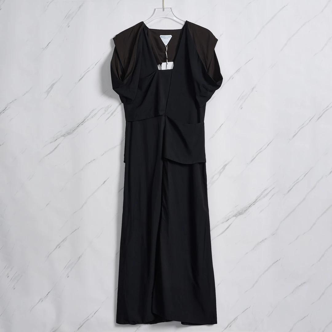 全新未使用/Bottega Veneta女士假两件连衣裙BVGU00476