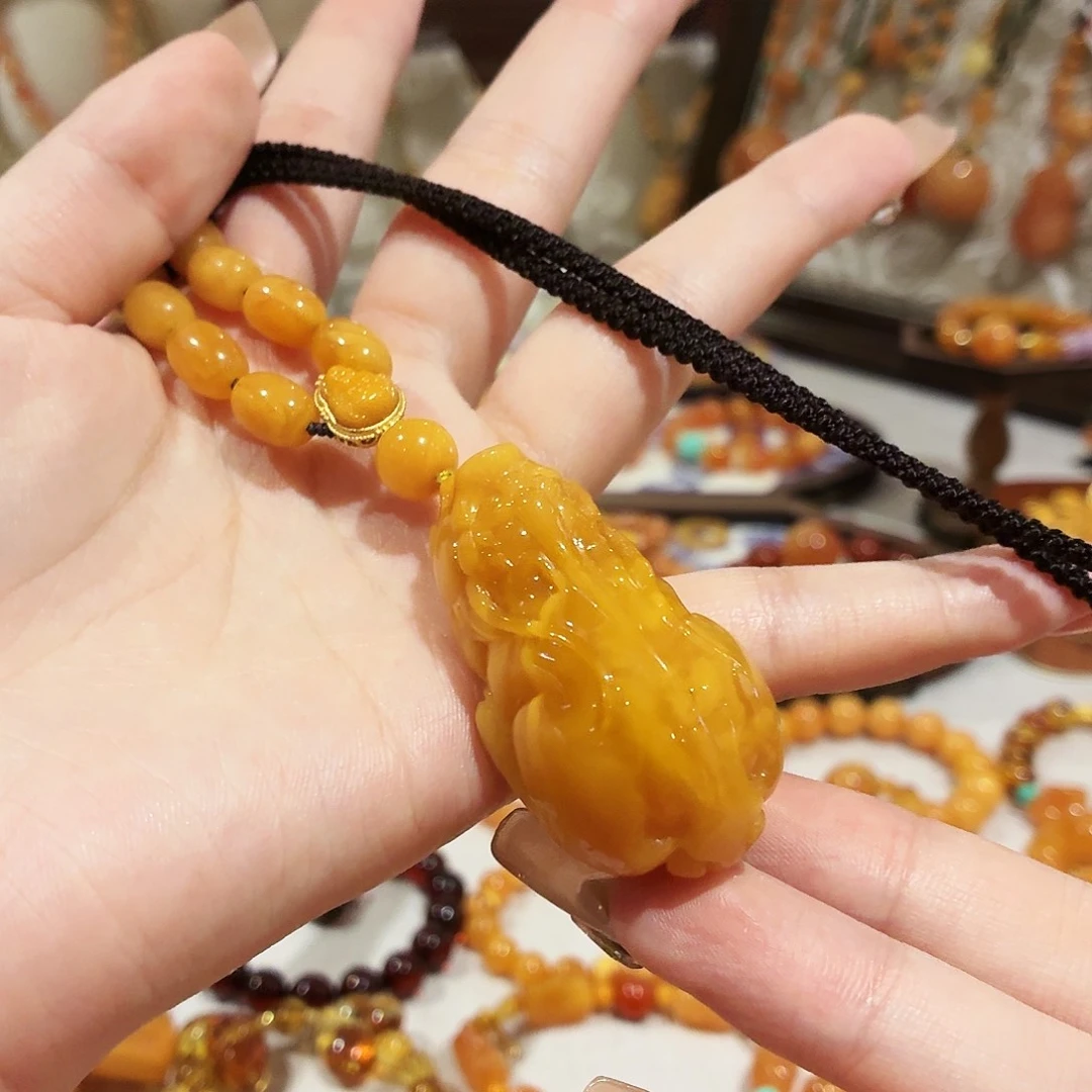 王***鱼蜜蜡未镶嵌手链手串