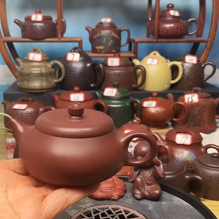 茶壶紫砂微瑕不带证书礼盒150cc