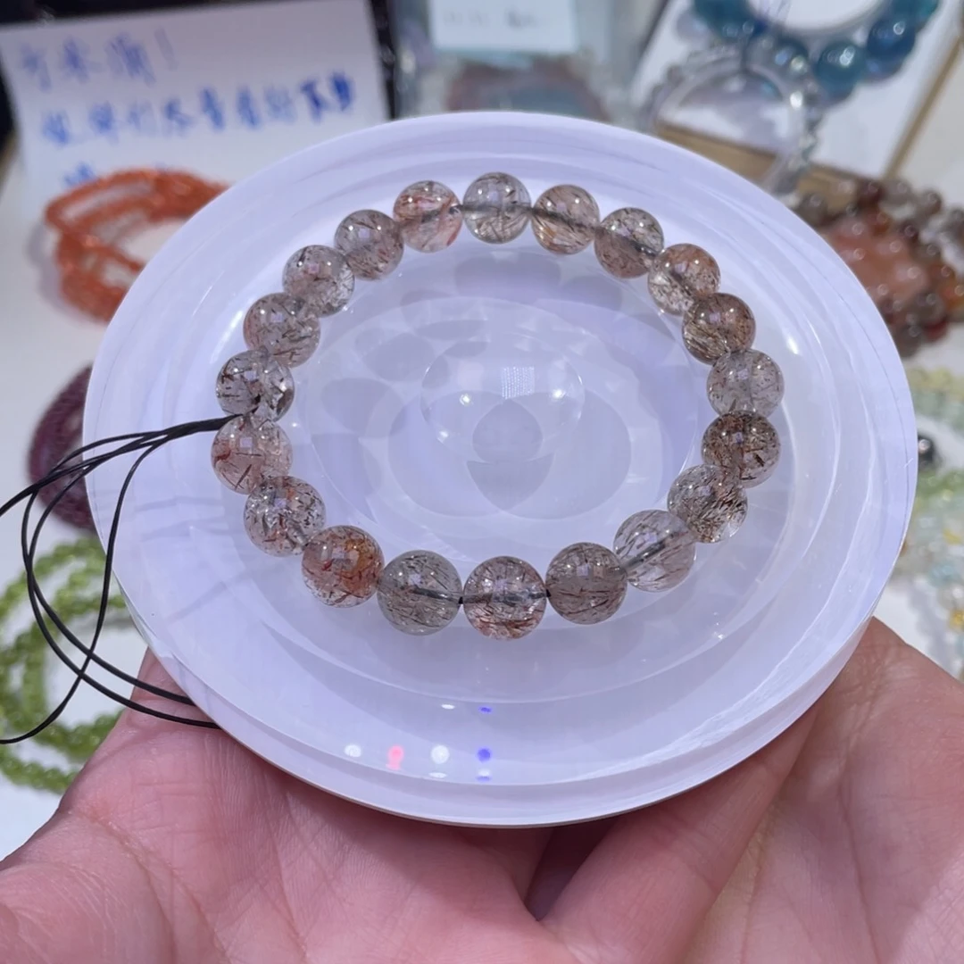 未镶嵌手链水晶黑金超10mm