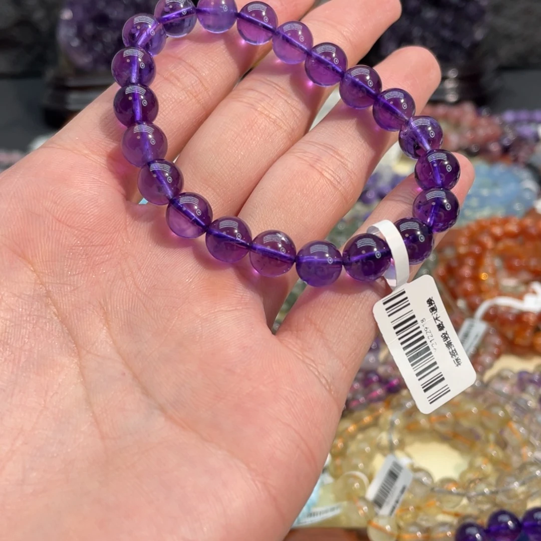 花***芦水晶手串未镶嵌紫水晶