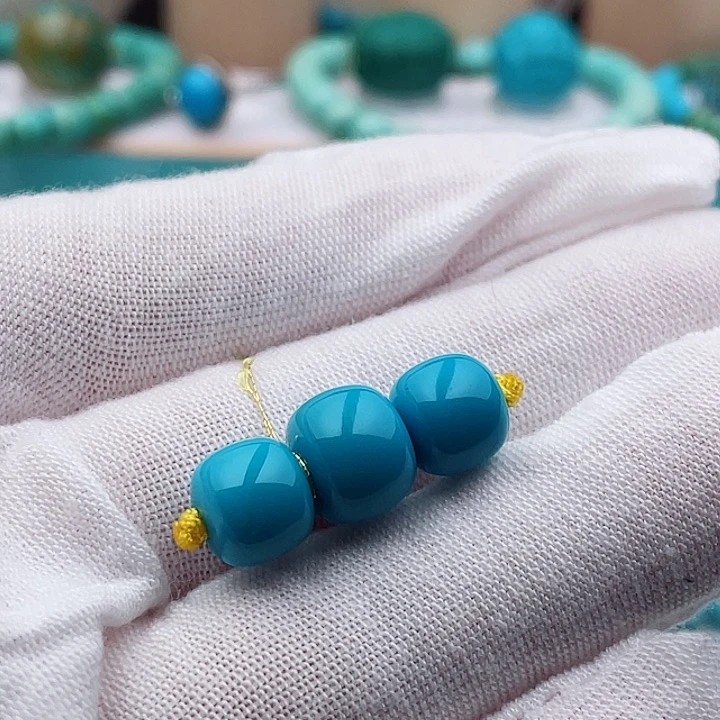 未镶嵌绿松石配饰9.6-8.5mm