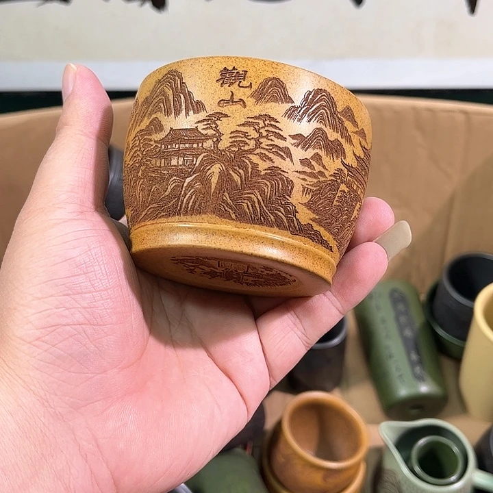 茶杯紫砂全手工紫砂主人杯