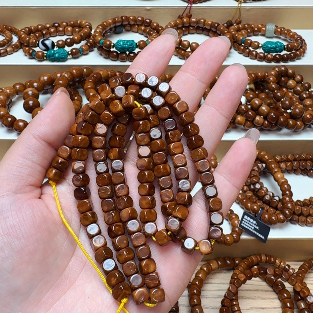 手串库克库克菩提六方珠6mm