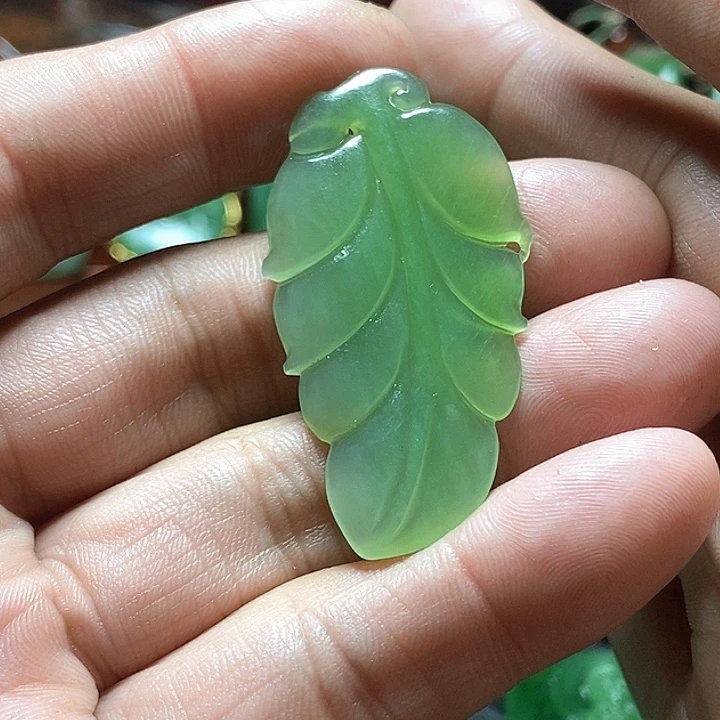 和田玉（碧玉）挂件未镶嵌X****a